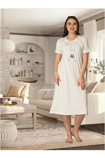 Lohusa Homewear Cămașă de noapte albastră pentru femei, cu design special și ...