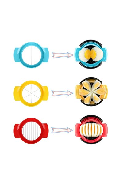 Flippy Flippy 3-in-1 Multifunctional Slicer Set, Multicolor, 9 x 10.5 x 5.5 cm