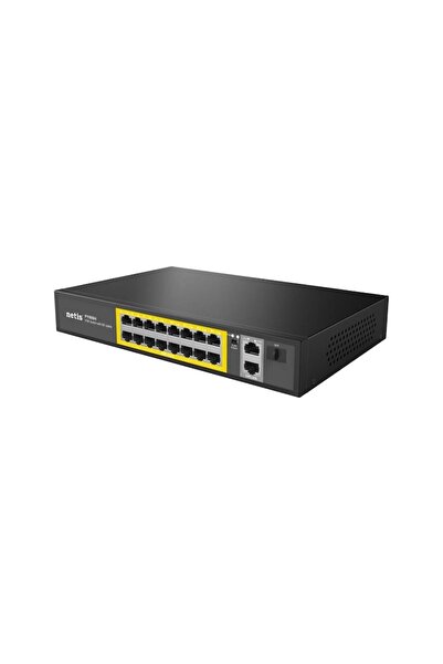 STONET P116GH 16-port PoE Switch (16 PoE ports + 2 Gigabit Uplink + 1 SFP)