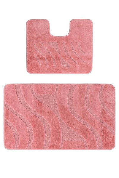 Symphony Set 2 Covorase Baie Model 2580, Roz, Antiderapant, Antialergic, Poli...