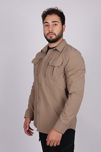 KORDAK ΜΑΚΡΥΜΑΝΙΚΟ ΠΟΥΚΑΜΙΣΟ ΤΑΚΤΙΚΟΥ ΕΞΩΤΕΡΙΚΟΥ ΧΡΗΣΗΣ Lycra