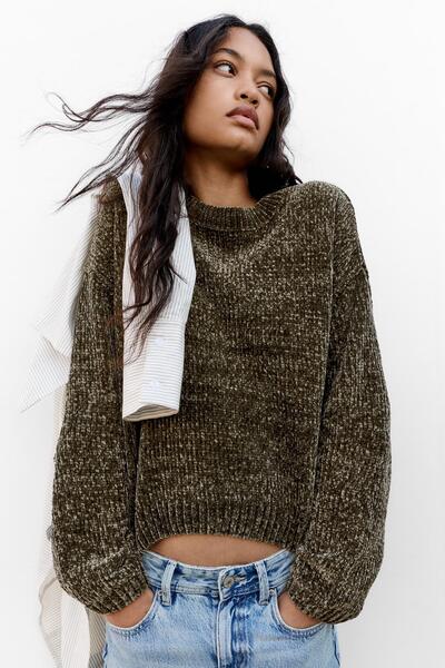 Pull & Bear Oversize şönil kazak