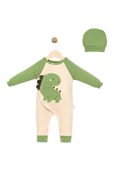 berylink Erkek Bebek Dinazor nakışlı tulum