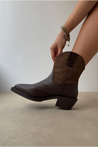 Mupa Shoes Γυναικείες Μπότες KAHVE YILAN