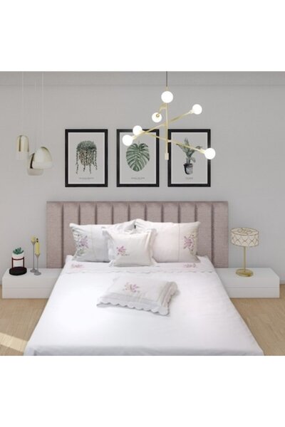 Casa Bucuriei Single bed bedding - Butterflies embroidery, 6-piece, white/multicolor, 100% percale cotton