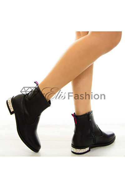 Elis Fashion Ghete de dama cu talpa joasa si cristale #8409