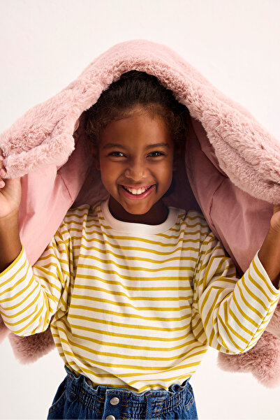 Marvy Mustard Striped Long Sleeve Tshirt