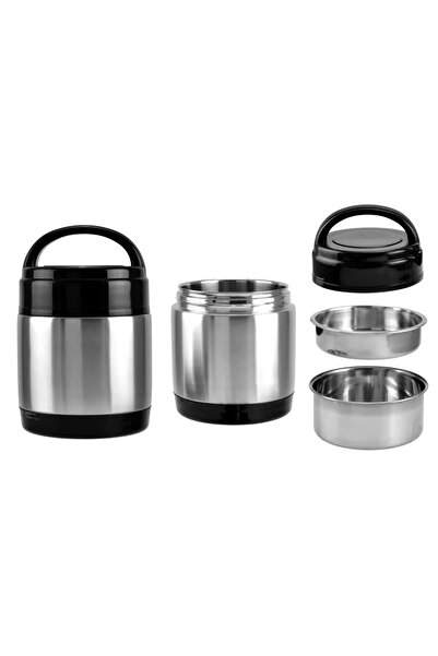 Perfect Home Stainless steel food thermos and food container, 1400 ml