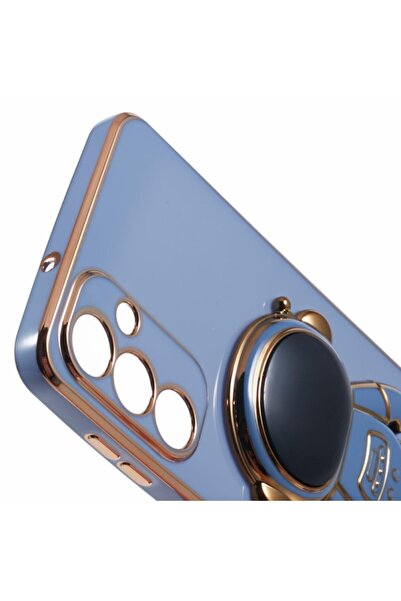 Flippy Husa Protectie 2 in 1, Flippy, pentru Samsung Galaxy S24 Ultra, Astronaut cu Suport, TPU, Albastru