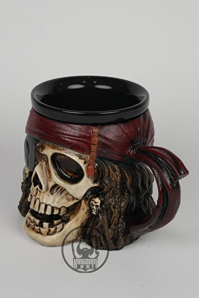 Kingdom of 3D Pirate Themed Ceramic Mug, 3D Design Mug