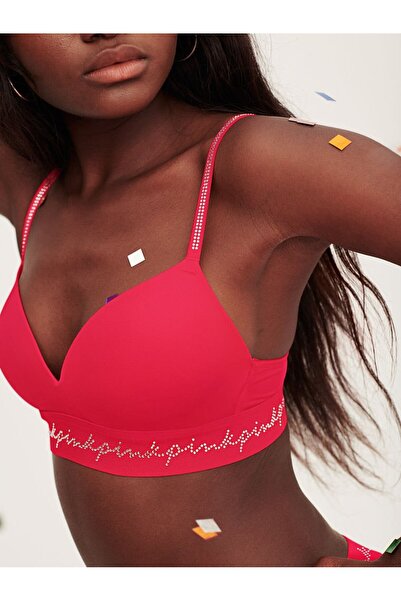 Victoria's Secret Bra Victoria's Secret, Wear everywere wireless push-up bra, Red, 34C (75C)