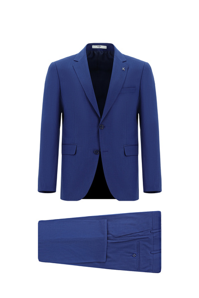 Kiğılı Slim Fit Dar Kesim Klasik Takım Elbise