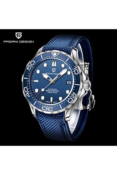 Pagani design PD-1667 '007' James Bond Seamaster 100M Su Geçirmez Japonya NH3...