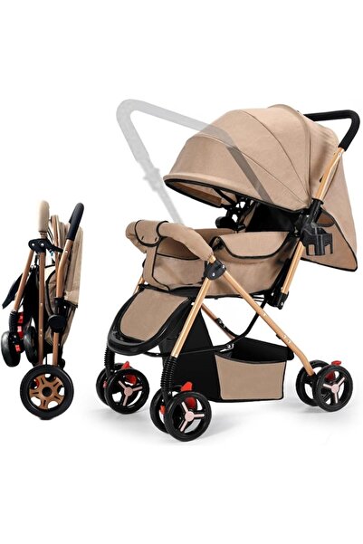 MACVI ® 2-in-1 Stroller, Adjustable Backrest, Reversible, Steel Frame, Large Wheels, Detachable Tray.