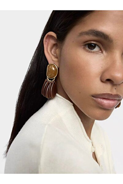 Vi store Çelik Leaf MNG Küpe