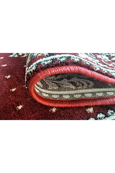 Lotos Church Pattern Carpet 15032-210, Double-Headed Eagle Print, Grenadine, Red, 8 mm Thread