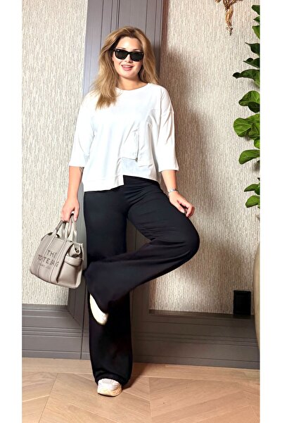 BEBE PLUS SİYAH PANTOLON