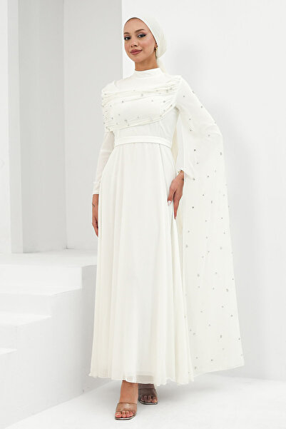 hakimoda Perizade Şifon Tesettür Abiye