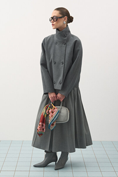 Jolamier Topuklu Çizme Gri