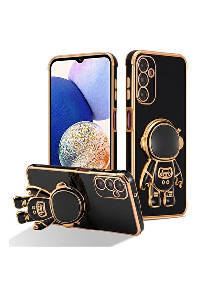 Flippy 2-in-1 Phone Case for Samsung Galaxy S24 Plus, TPU, Astronaut Stand, Camera Protection, Black