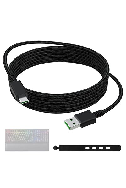 Other Zosvoses USB-C to USB-A Charging Cable — Compatible with Razer Keyboards & Controllers — 6 ft