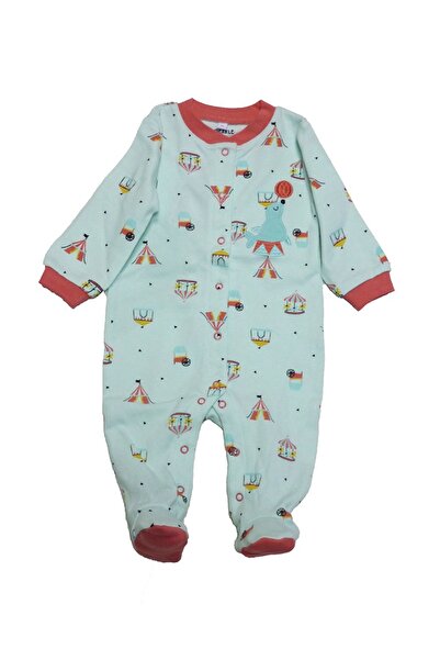 Pekkle Baby jumpsuit / onesie circus print Z51