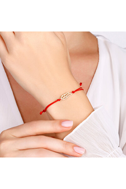 Koçak 14 Ayar Melek Kanadı Altın İpli Bileklik