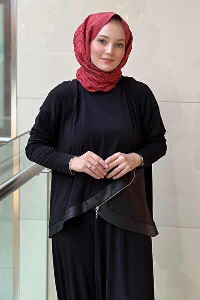 Nurcan Çetin Asymmetrical Cut Tunic Shalwar Set