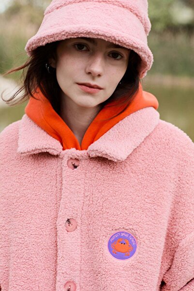 WWF Market Yengeç Sherpa Şapka - Pembe