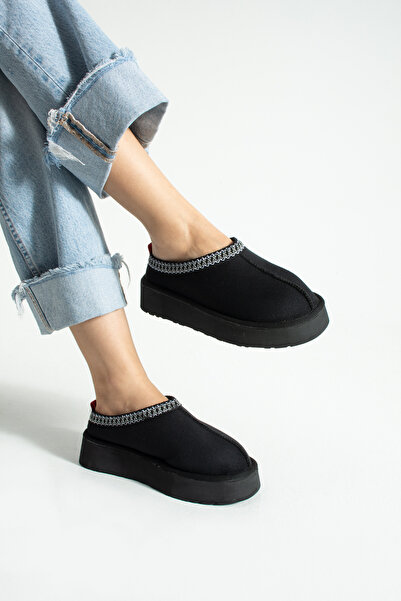 NUVE SHOES Kadın İçi Kürklü Ultra Mini Kışlık Taban Bot