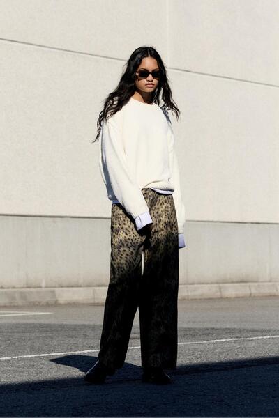 Pull & Bear Oversize şönil kazak