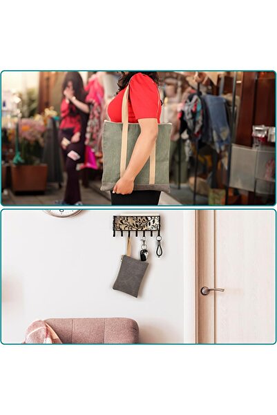 Belle Vous Set of 3 organization bags,zipper, various sizes, for travel, makeup, supplies, Polyester, Green