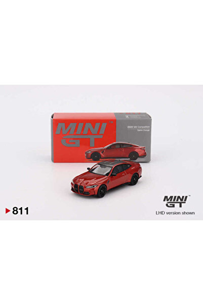 mini gt 1:64 BMW M4 Competition G82 Sakhir Orange Diecast Model Car MGT00811