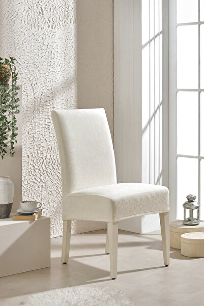 Loselya Ultra Soft Yumuşak Esnek Sandalye Kılıfı - Yüksek Sırtlı Sandalye Uyumlu - Tam Koruma