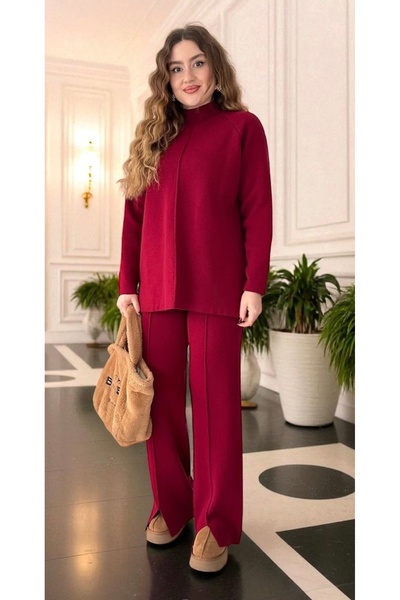 styleFlex Women's elastic knit suit