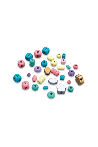 Buki Box of wooden beads – Colours