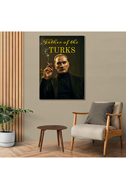 huhuli Canvas Father of the Turks Printed Painting Huhu830K