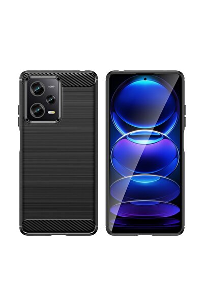 Flippy Προστατευτική θήκη για Xiaomi Redmi 12 Pro, Flippy, TPU, Carbon, Αντιολισθητική, 1,8 mm, Μαύρη