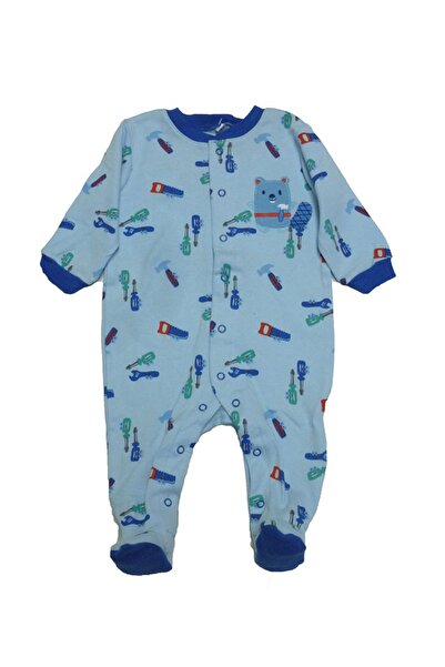 Pekkle Baby jumpsuit / onesie with tool print Z54