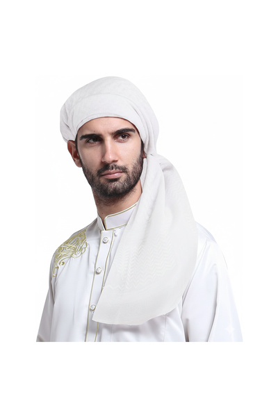 Fabienne Large Arab Shemagh Headscarf Muslim Headcover Desert Wrap Shawl Keffiyeh Arabic Scarf 58x58"