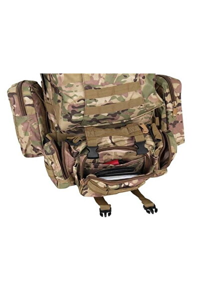 Selgot Military backpack 45 L + 3.5 L, unisex, Tactical Camo, 600D polyester