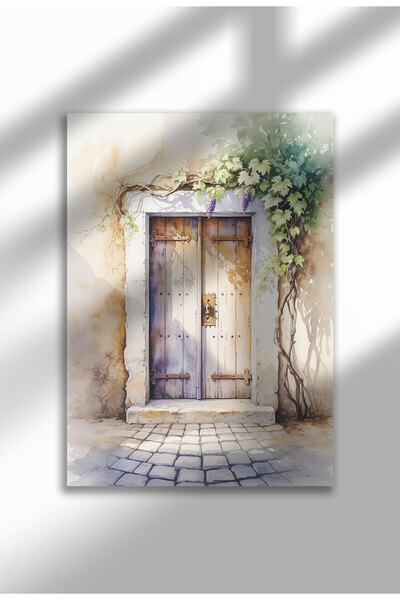 21mxm Poster pânză pentru fereastră fără ramă - Imprimeu digital în stil acua...