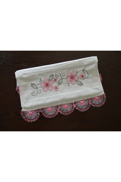 SENSSTEKSTİL 🌸dantel/ iğne oyası El Işlemeli Pamuklu Havluu – Kalitesiyle
