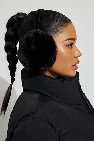 MODA Black Color Plush Earmuff