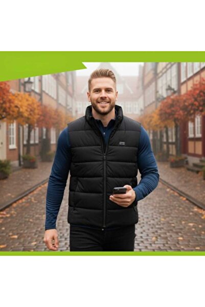 varioshop Unisex XL heated vest — 11 heating zones, USB, 3 levels, resistance