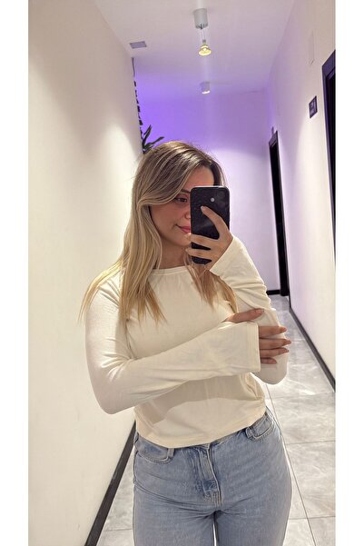 MODA Women's Bodysuit with Finger Detail – Long Sleeves |   Flexible and Soft...