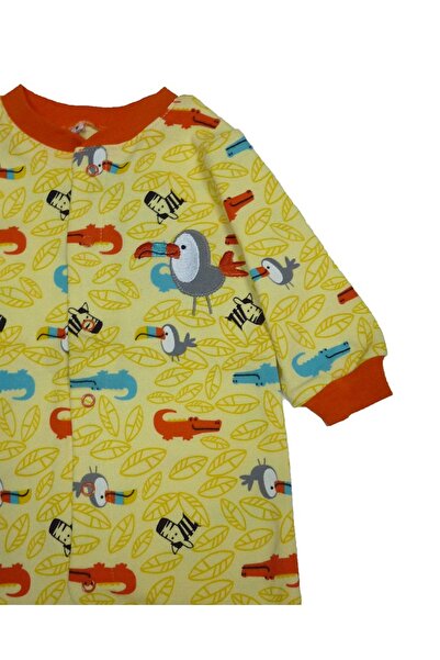 Pekkle Baby onesie / onesie with crocodile print Z87