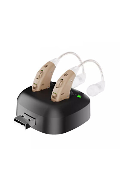 AudiSound Set aparate auditive reincarcabile 338, cu statie de incarcare