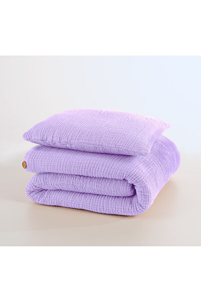 destinyhometex طقم غطاء لحاف أطفال من القطن 100% مكون من 8 طبقات من الموسلين