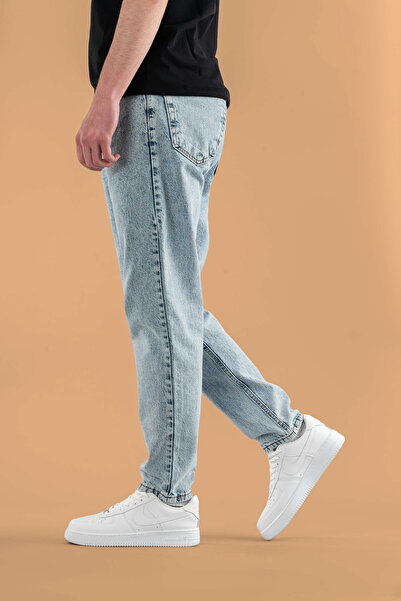 bombe Men's Casual Lycra Denim Jeans Pants Button Closure